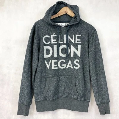 Sudadera con Capucha Celine Dion Vegas Mujer Mediana Glam Residencia Música Metálica Foto 1 de 4
