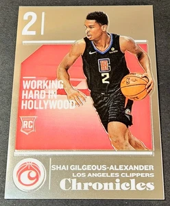Shai Gilgeous-Alexander Rookie Chrome 2018 Panini Chronicles RC #514 Thunder - Picture 1 of 2