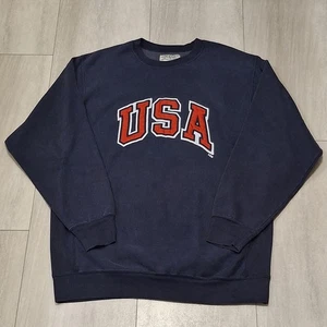 Vintage Steve Barry’s USA Sweatshirt Herren Gr. XL bestickt Rundhals Pullover - Bild 1 von 7