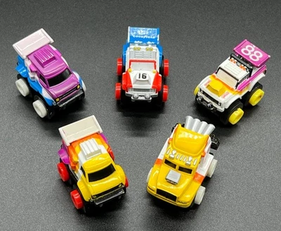 Lote de 5 piezas de trabajo Micro Machines Vintage Galoob 1990 Stunt Maniacs Bundle Foto 1 de 4