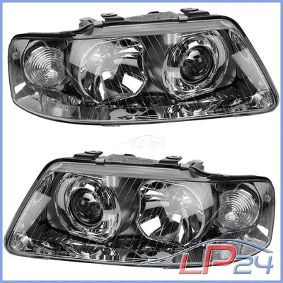 2x PHARE PRINCIPAL H7/H1 AVANT GAUCHE + DROIT POUR AUDI A3 8L 00-03 - Photo 1/4
