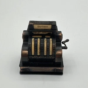 Vintage Durham Industries Miniatur Metall Druckguss Registrierkasse Hongkong Patina - Bild 1 von 7