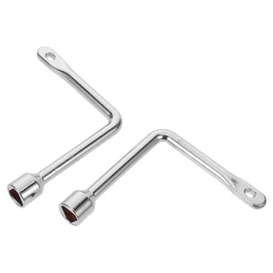2 Piezas Llave de Cerradura Triangular Herramienta Utilitaria Gabinete Eléctrico Panel Llaves Metal - Imagen 1 de 12