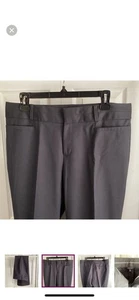 Banana Republic Jackson Fit Women's Brown Grey Straight Dress Pants - Sz 4L - Picture 1 of 7