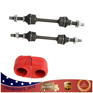 For Ford F-150 2009-2014 4WD 4x4 Front Sway Bar Links & Bushings K750362/K200846 - Picture 1 of 10