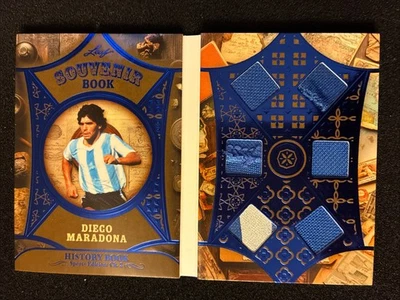 Livro de História Folha 2025 DIEGO MARADONA Livro de Lembranças 6 Peças Jogo Usado Patch 1/5 - Imagem 1 de 4