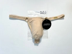 Andrew Christian Talla XL - Tanga Anillo Mezcla Nailon/Poliamida T-Back - Arena - Imagen 1 de 11