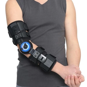 Orthomen Hinged ROM Elbow Brace Adjustable Post OP Elbow Brace Stabilizer Splint - Picture 1 of 6