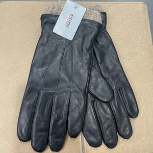 EEM Herren Premium Schafsleder Fleece gefütterte Handschuhe schwarz XL neu - Bild 1 von 7