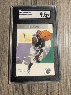 2002-03 Topps TEN #15 Michael Jordan Washington Wizards  - Image 1 of 2