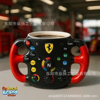 2025 F1 Volante 3D Taza Equipo Volante 3D Resina Acero Inoxidable Taza// - Imagen 1 de 4