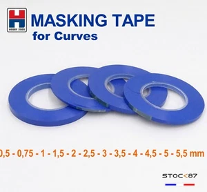 ruban de masquage peinture courbe Masking tape 0,5 à 5,5mm -- 18m hobby 2000 - Afbeelding 1 van 1