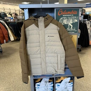piumino columbia uomo medio nuovo 80%piumino d'anatra 550 imbottitura guscio morbido - Foto 1 di 6