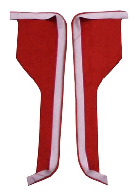 1984-1989 Chevrolet Corvette Cutpile Carpet Door Panel Inserts 2pc - Image 1 of 3