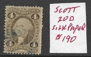 Scott R20d Seidenpapier - Bild 1 von 3