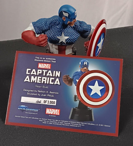 Captain America Resin Bust Diamond Select #1605 of 3000