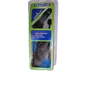 LG Accessory Kit By Tracfone Vehicle Power Adapter Phone Pouch ALSK001 - Picture 1 of 4