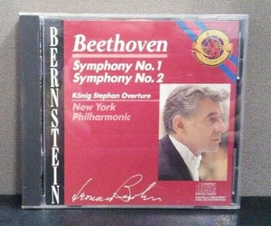 Beethoven: Symphonies Nos. 1 & 2 (CD) Leonard Bernstein LIKE NEW DB 2851 - Picture 1 of 2