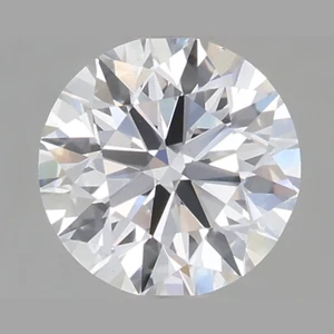 Anillo de compromiso de diamante cultivado en laboratorio de corte redondo de 1 quilate - Imagen 1 de 2