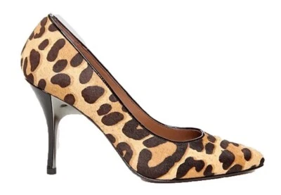 NWOT DONALD J PLINER BRAVESP SPAIN🇪🇸MADE Genuine LEATHER Pumps 10M Leopard - Image 1 of 4