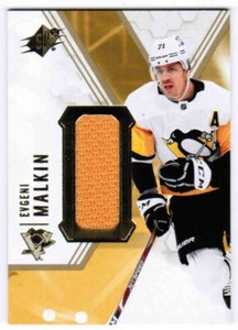 21/22 2021 UPPER DECK SPX EVGENI MALKIN #79 BASE JERSEY PITTSBURGH PENGUINS