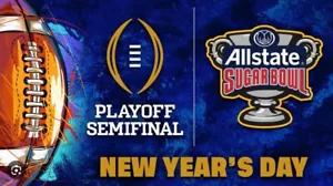4 Tickets Sec 144 Row 24 Sugar Bowl College Football Playoff Texas Washington - Picture 1 of 2
