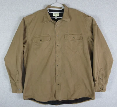 Cabelas Jacket Mens XL Beige Blanket Lined Outdoor Casual Workwear Heavy Duty - Image 1 of 4