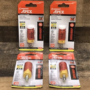 Crescent Apex Eshok-Guard Socket Isolator 1/4" 1000V *Impact Rated* Lot Of 4 * - Picture 1 of 4