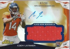 2014 Finest Football Card Pick (Inserts)