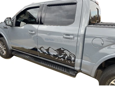 Calcomanía de montaña para Ford F150 diseños de puertas se adapta a gráficos F150 XL 2019 2020 2023 Foto 1 de 4
