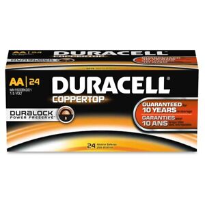 BRAND NEW Duracell MN1500 AA 1.5 V Coppertop Batteries 48 Pack Exp. 2031