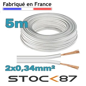 5m Weichkabel 2x0,34mm² Lautsprecher, Modellbau.... - Bild 1 von 1