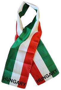 Węgry Country Lekki szal z nadrukiem flagi w stylu dzianinowym 8 "x60"