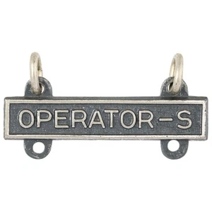 Army Operator-S Qualification Bar Silver Oxide - Bild 1 von 8