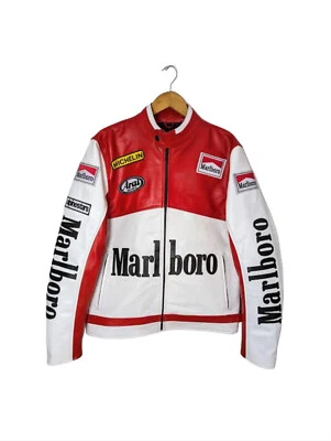 Genuine Cowhide Leather Motorcycle Jacket for Men | Stylish Durable Riding Gear - Image 1 of 4