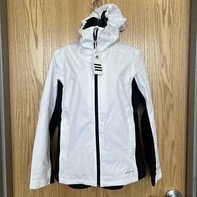 Nuevo Adidas "2L CHAQUETA WANDERTAG COLOR BLOCK" Mujer Pequeño Senderismo Camping Abrigo Foto 1 de 3