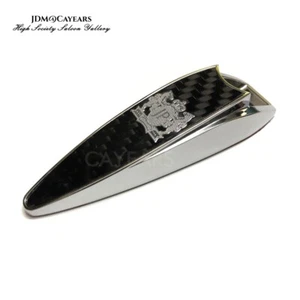 Estuche VIP de fibra de carbono modificado JDM Junction Produce 2 piezas para limpiaparabrisas de coche orificio de soplado - Imagen 1 de 9