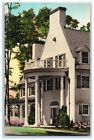 C1940 Nittany Lion State College Pennsylvania Pa Unposted Hand-Colored Postcard