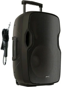 Gemini AS-15TOGO 15" Portable Battery Powered BLUETOOTH Speaker Wired Microphone - Bild 1 von 4