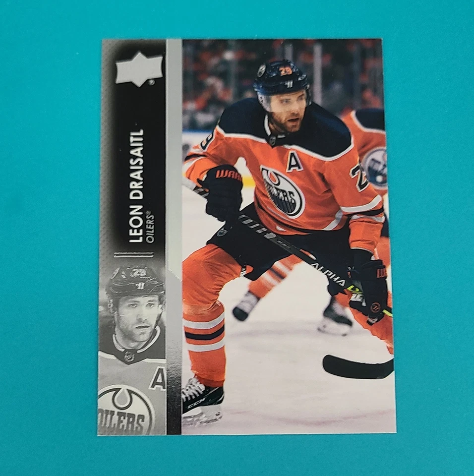 2021-22 Upper Deck #321 Leon Draisaitl Edmonton Oilers HOCKEY Card 1B - Image 1 of 2