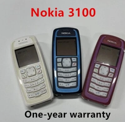 Original Nokia 3100 Mobile Phone Unlocked GSM cellphone+1 Year WARRANTY - Image 1 of 4