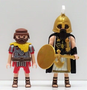 KOLOSS GROSSER GRIECHE KRIEGER PLAYMOBIL zu AIAX AJAX Troja Berserker Custom RAR - Picture 1 of 7