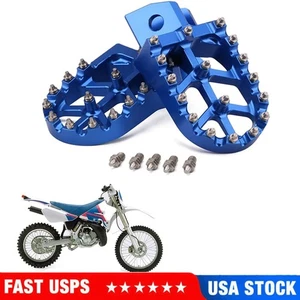 Dirt Bike Foot Pegs CNC For TTR90 2000-2007 TTR125 2000-2004 TTR250 2000-2006 - Picture 1 of 12