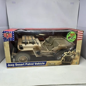 G.I. Joe Jeep Desert Patrol Fahrzeug Set mit Box Hasbro Vintage 2002 - Bild 1 von 20