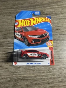 2025 Hot Wheels 2018 Honda Civic Type R Red #123 NEW - Picture 1 of 1