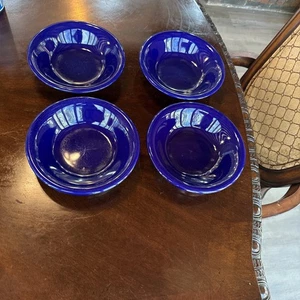 Gibson Housewares 8” Cobalt Blue Bowls - Picture 1 of 6