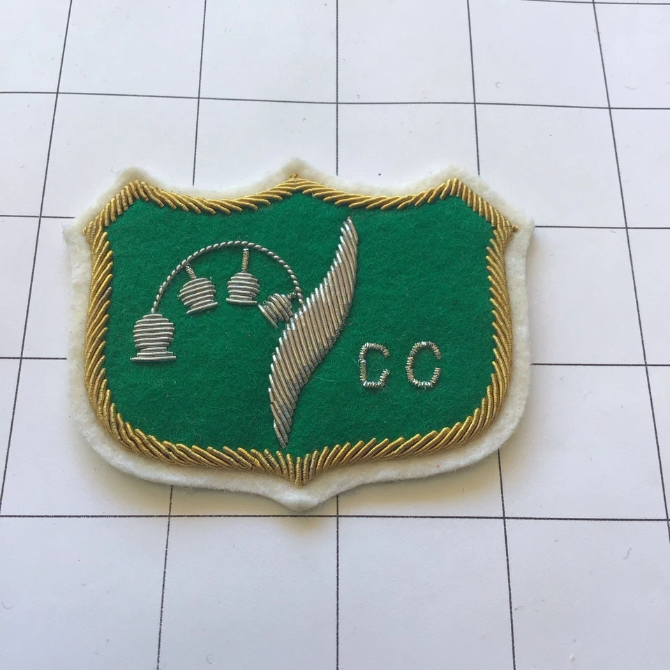 Vintage Japanese Country club Bullion Wire  Japan Golf Club Patch # 53 Foto 1 de 1