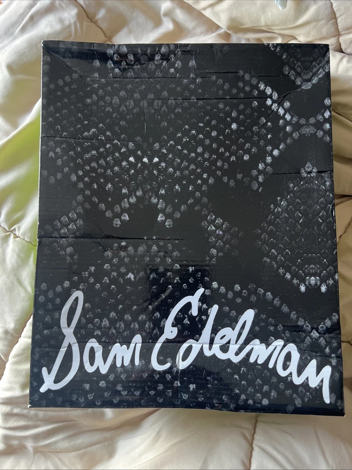 Sam Edelman Codie Botines Gamuza Negros Talla 9W - Botines Tacón Bloque con Caja Foto 1 de 4