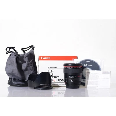 Canon Ef 24mm F / 1.4L II USM Lente Gran Angular - 1,4/24 L - Estado Perfecto - Imagen 1 de 4