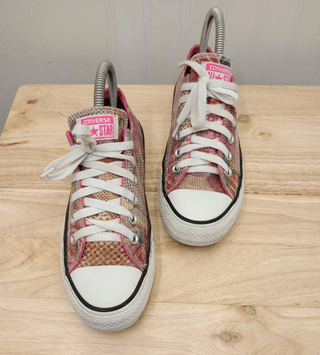 Converse All Stars Chuck Taylor geometriche floreali top basso taglia 7
